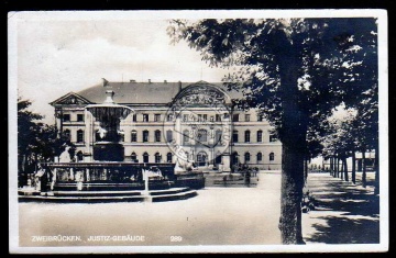 Zweibrücken Justiz Gebäude Gericht 1934 