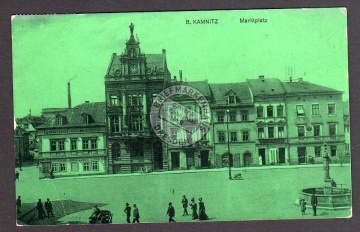 Böhmisch Kamnitz 1914 Gasthof zur Sonne Markt 