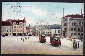 Zittau 1916 Grottauerstrasse Gasthof zur Stadt 