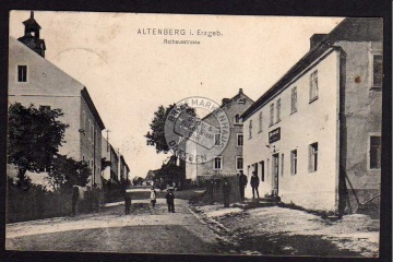 Altenberg i. Erzgebirge Rathausstrasse 1908 