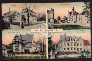 Oberlungwitz 1917 Bank Kochschule Wama Metall 