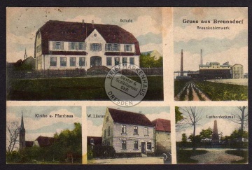 Breunsdorf Heuersdorf Braunkohlenwerk Schule 