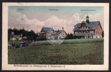 Hohenstein-Ernstthal Bethlehemstift 1913 