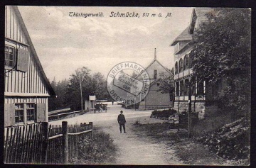 Schmücke Häuser im Sommer 1910 