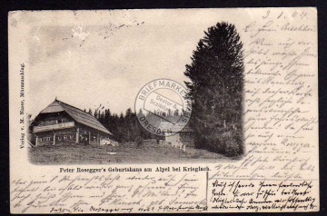 Peter Rosegger Geburtshaus Alpl bei Krieglach 