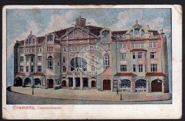 Chemnitz Zentraltheater 1909 