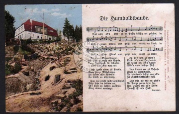 Humboldtbaude Ebersbach Heimatmuseum Liedlkarte 