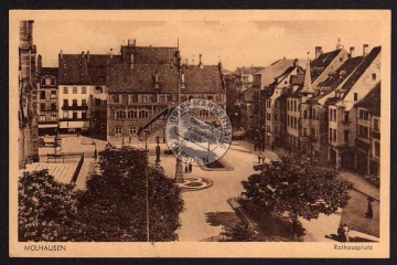 Mülhausen Elsass Mulhouse Rathausplatz 