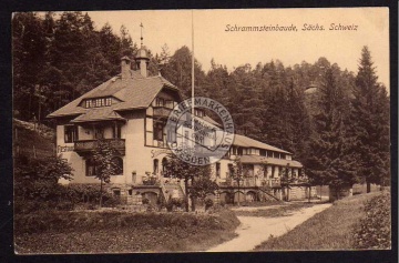 Schrammsteinbaude Restaurant 1919 