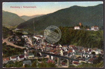 Hornberg Schwarzwald Eisenbahn Brücke Zug 