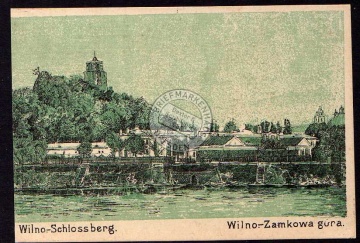 Wilna Wilno Vilnius Schlossberg ca. 1918 