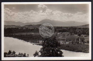 Ljubljana s Posavja 1933 
