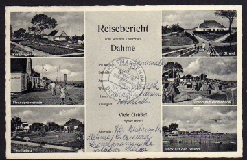 Ostseebad Dahme Tennisplatz Kuranlagen Promena 