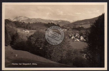 Heutau bei Siegsdorf Obby.  1938 