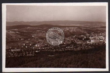 Zlin Gottwaldov 1937 Fotokarte 