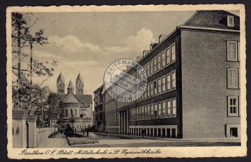 Beuthen O.S. Mittelschule Hyazinthkirche 1940 