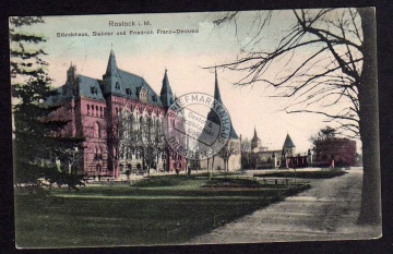 Rostock 1910 Ständehaus Steintor FF - Denkmal 