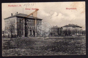 Northeim i. Hannover Seminar Bürgerschule 1908 