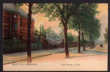 Gussew Gumbinnen Tilsiter Straße Casino 1905 