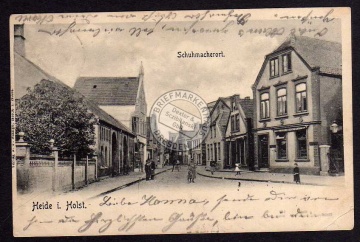 Heide in Holstein Schuhmacherort 1902 