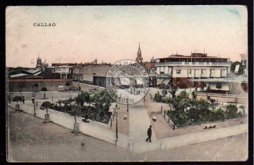 Callao Platz ca. 1912 Peru 