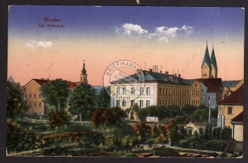 Weiden Kgl. Realschule 1917 