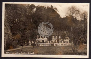 Rosenthal Schweizermühle 1933 Restaurant 