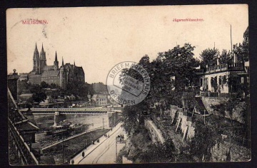 Meissen Meißen Jägerschlösschen 1908 
