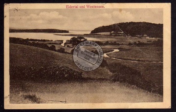 Eidertal und Westensee 1925 Bahnpost 