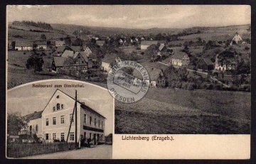 Lichtenberg E. 1915 Restaurant zum Gimlitzthal 
