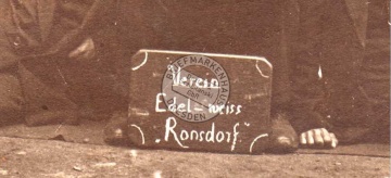 Wuppertal Ronsdorf Verein Edel - weiss 1921 