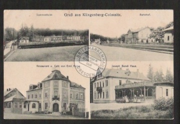 Klingenberg Colmnitz Bahnhof Restaurant Sommer 