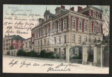 Erlangen Physikalisches Institut 1904 