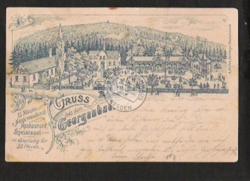 Georgenbad Niederneukirch b Bischofswerda 1899 