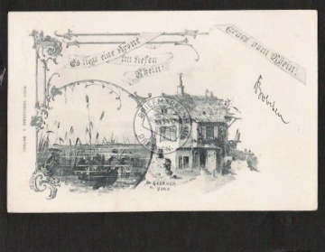 Gruss vom Rhein 1902 Künstlerkarte K. Krämer B 