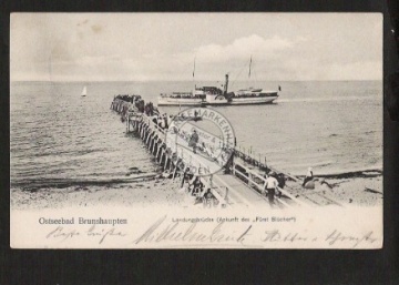 Ostseebad Brunshaupten Dampfer Fürst Blücher 