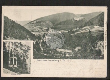 Leutenberg Sizzos Höhe , Ort 1906 