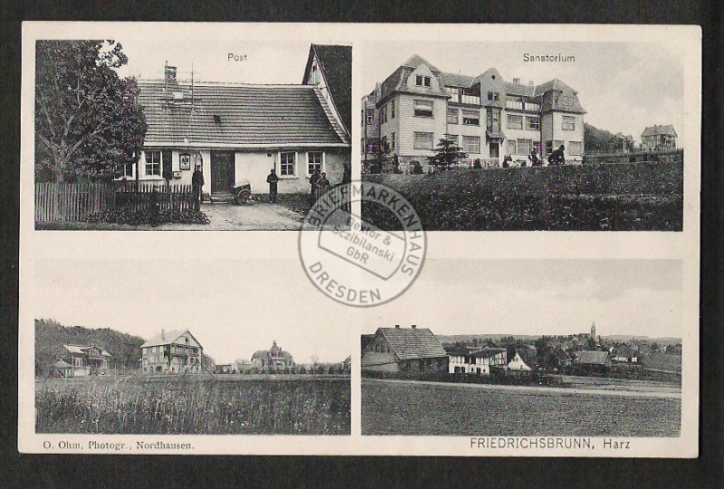 Friedrichsbrunn Harz, Post, Sanatorium 