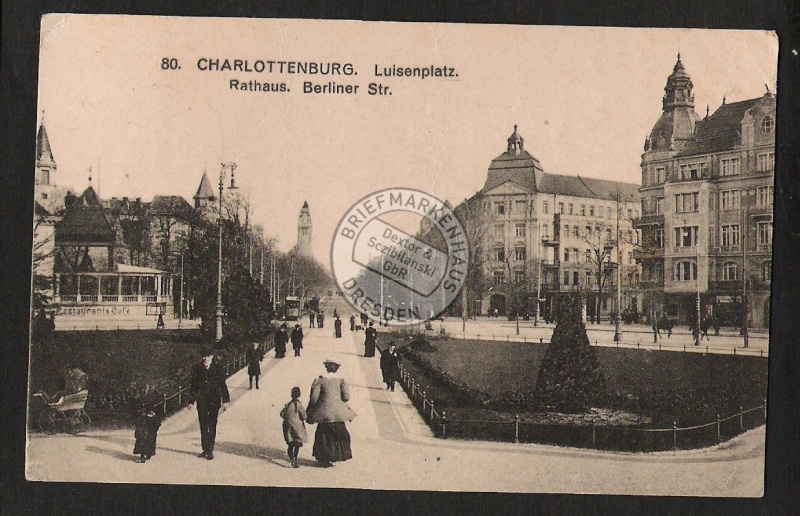 Berlin Charlottenburg Luisenplatz Rathaus Berl 