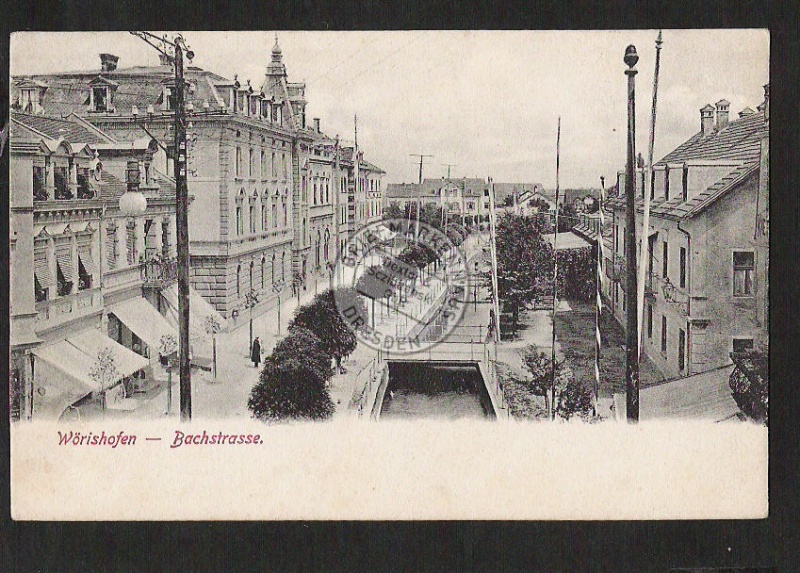 Wörishofen Bachstrasse Woerishofen  1909 