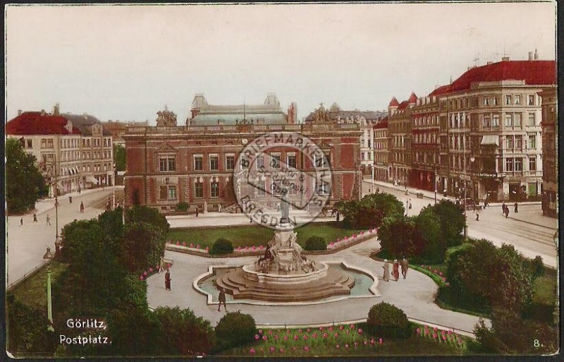 Görlitz Postplatz Brunnen 