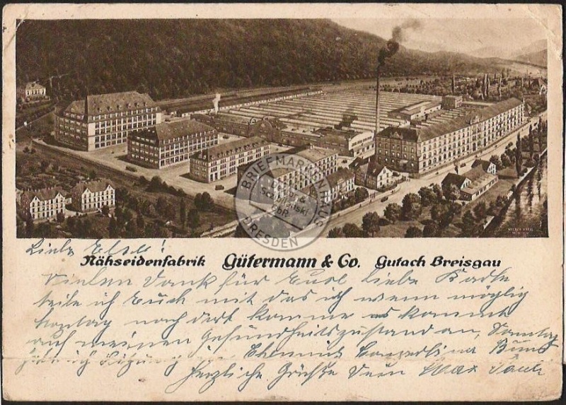 Gutach Breisgau Nähseidenfabrik Gütermann & Co 