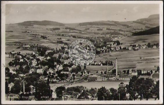 Raschau Erzgebirge Bahnstrecke 1937 