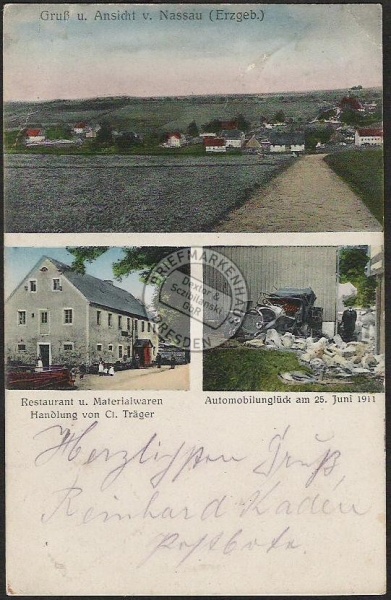 Nassau Restauration, Automobilunglück 1911 