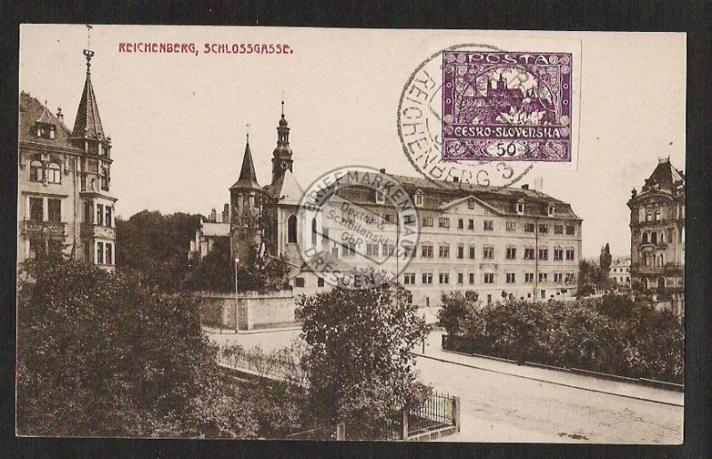 Reichenberg Schlossgasse 1920 Liberec 