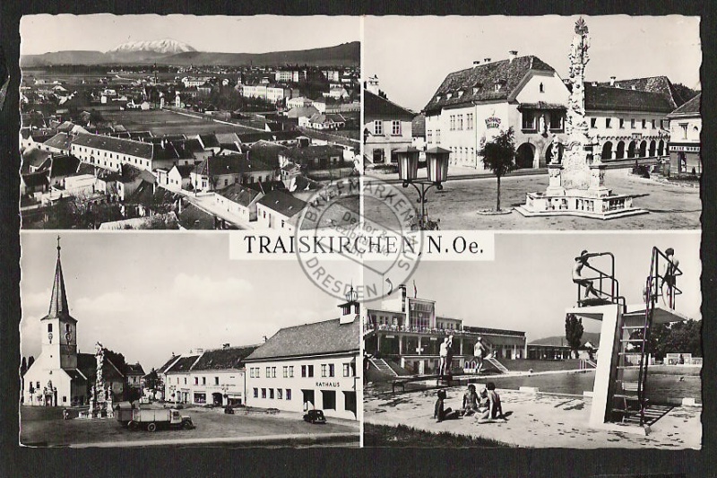 Traiskirchen N. Oe. Rathaus Keller Freibad Mar 