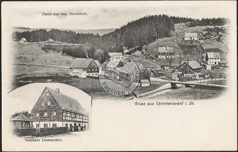 Cämmerswalde i. Sa. Gasthaus Lösermühle Nieder 