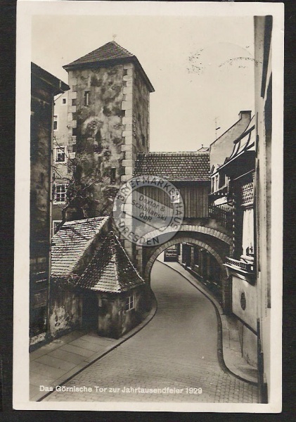 Meißen Das Görnische Tor Jahrtausendfeier 1929 
