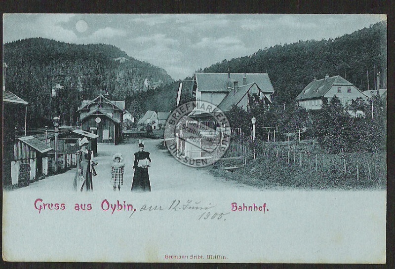 Oybin Bahnhof 1905 