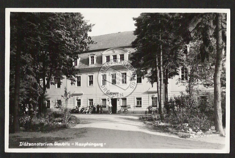 Diätsanatorium Glaubitz - Riesa 1958 Leckwitz 